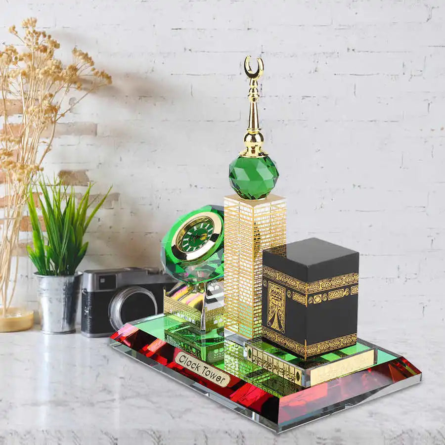 Muslim Kaaba Clock Tower Handicrafts Home Desktop