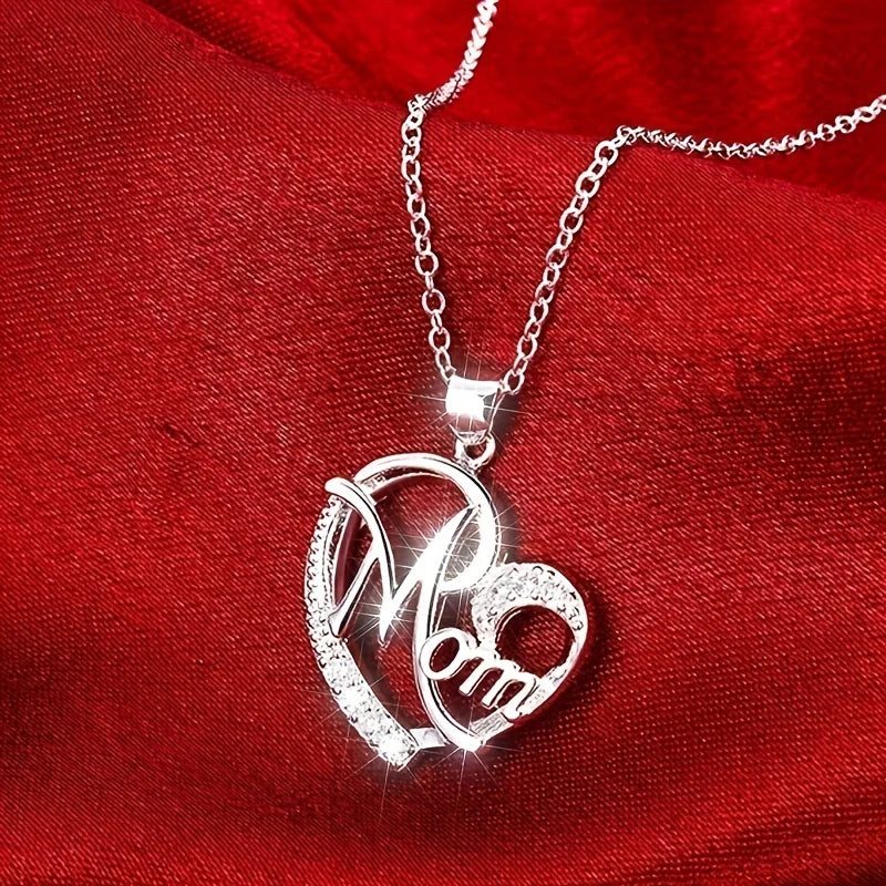 Heart Mom Necklace Pendant Necklace Gifts