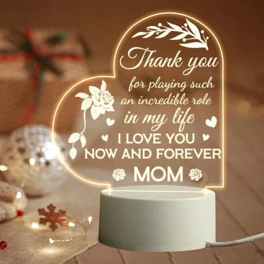 Mothers Day Decorative Lights For USB Powered Night Lamp