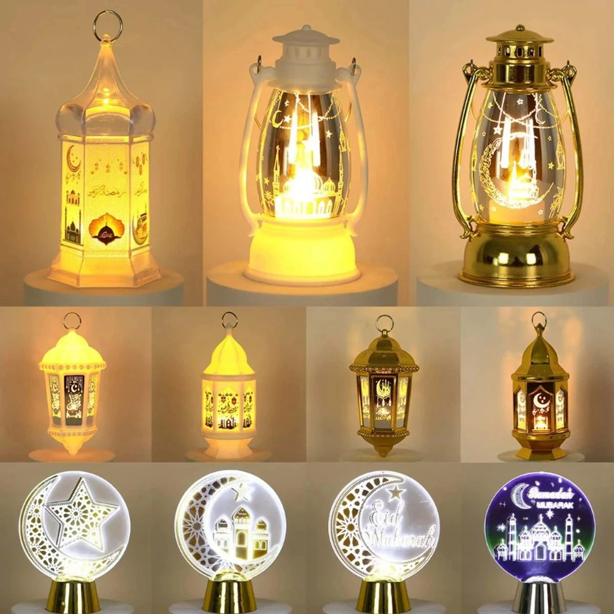 EID Mubarak Lantern LED
